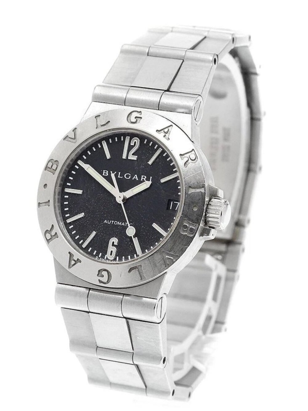 BVLGARI Diagono LCV29S Date black Dial Automatic Ladies Watch_916932